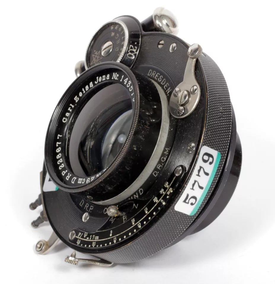 Carl Zeiss Jena Protar 290mm protarlinse in compound shutter Carl Zeiss Jena Protar 290mm protarlinse in compound shutter